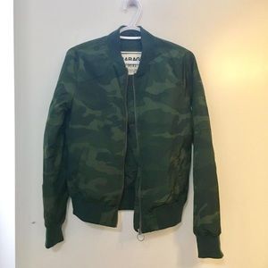 Camo bomber jacket